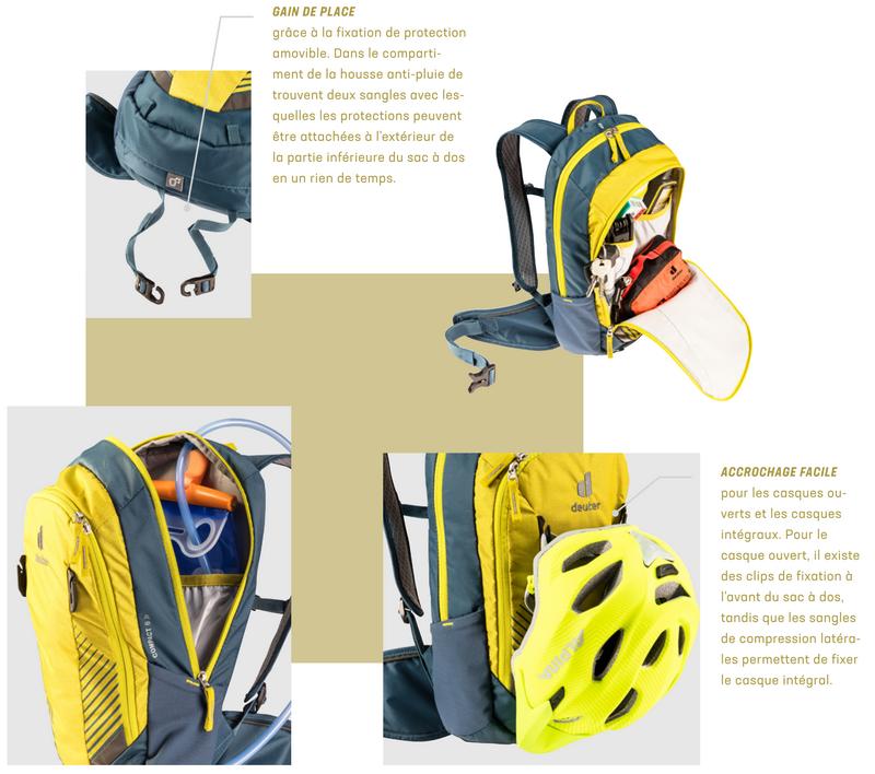 Spezifizit&eacute;iten vum Deuter Compact 8 JR V&euml;lo Rucksak